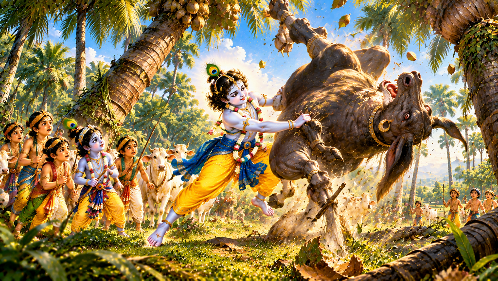 श्रीकृष्ण ने धेनुक को क्यों मारा