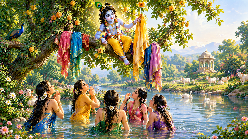 गोपियों का वस्त्र हरण